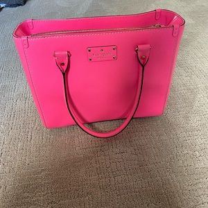 Hot pink Kate Spade bag